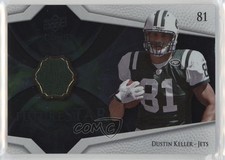 2008 Upper Deck Icons Future Stars Materials Silver Dustin Keller #FSM19 tw0