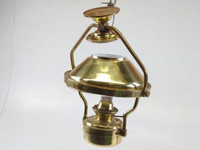 Weems & Plath DHR Den Haan Rotterdam 8208/O Captain s Cuddy Jr Brass Oil Lamp