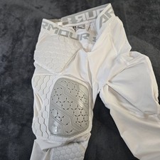 Medias de compresión de fútbol Under Armour para hombre grandes profesionales 7 almohadillas 3/4 buen estado