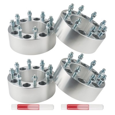 4 Pcs 3'' 8x170 Wheel Spacers | M14x2 125mm | For 2005-2010 Ford F-350 Super Duty