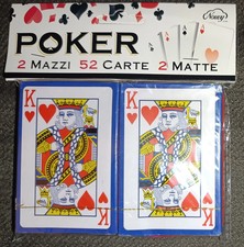 CARTE BRIDGE POKER SCALA 40 CANASTA BLACK JACK ECONOMICHE CARDS