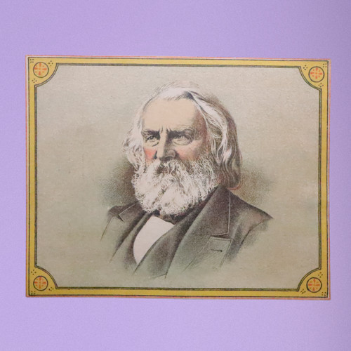 Samuel F B Morse Telegraph Inventor Trade Card Calendar Cambridge Insurance