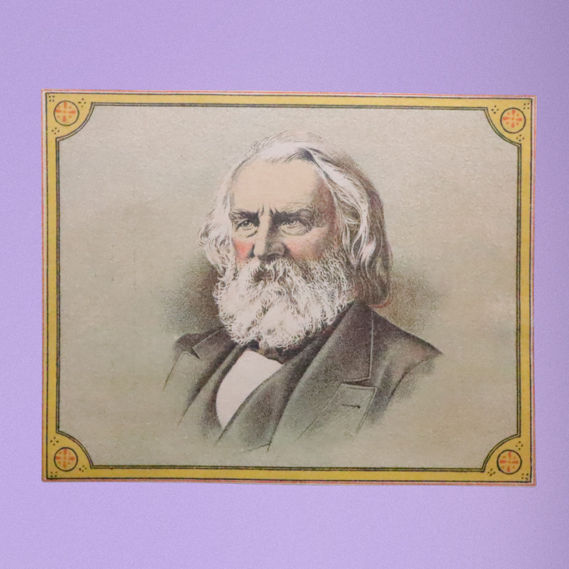 Samuel F B Morse Telegraph Inventor Trade Card Calendar Cambridge Insurance