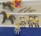 Vintage RARE PLAYMOBIL Confederate Soldiers Civil War Set