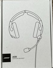 Bose A30 Aviation Headset Adj ANR & Noise Cancelling Mic, XLR 5 pin -857641-3170