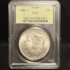 1904-O MORGAN SILVER DOLLAR - PCGS MS63 - OGH