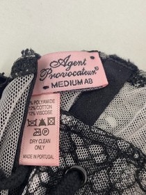 Agent Provocateur Kate Grey Black Corset Medium AB