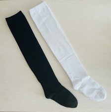 NEW 2 Pairs Plus Size Thigh High Socks Warm Stockings Over the Knee L-XXL