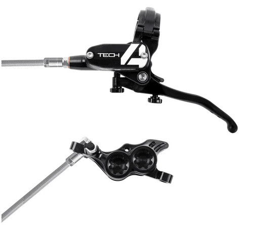 Hope Tech 4 E4 MTB Mountain Bike Disc Brakes - Braided Hose - Picture 3 of 32