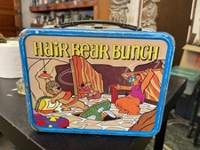 Vintage Hair Bear Bunch 1971 Metal Lunchbox Hanna Barbera w/ Thermos  *