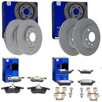 ATE Powerdisc Bremsscheiben + BelÄGe Va+Ha Passend FüR Opel Astra G + Zafira A