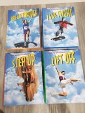 Lot of 4 Merrill Reading Program EFGH Fifth Edition: Step Up, Lift Off...
