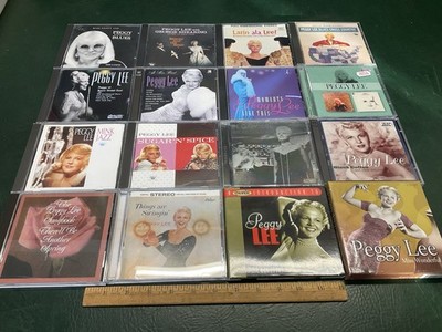 Lot of Peggy Lee CD Collection 1940s - 1960s Swing Vocal Jazz