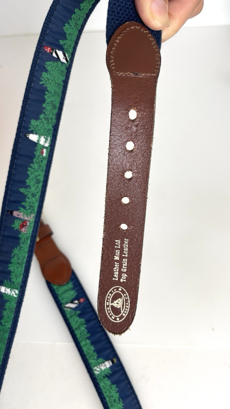 Leather Man Ltd. Solid Brass Handmade Blue Canvas… - image 11