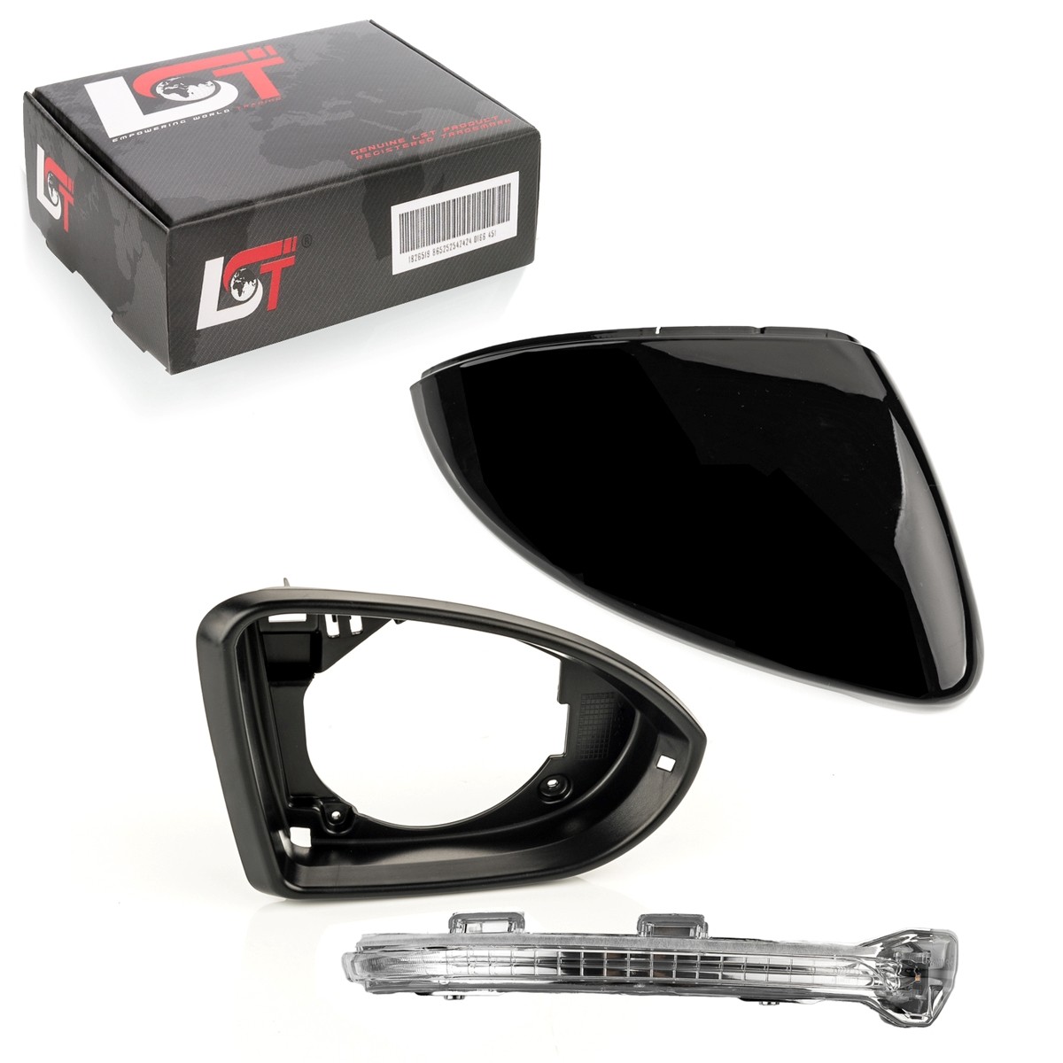 LED Mirror Indicator Clear Mirror Cap Cover Set Right For VW Golf VII 7 5G