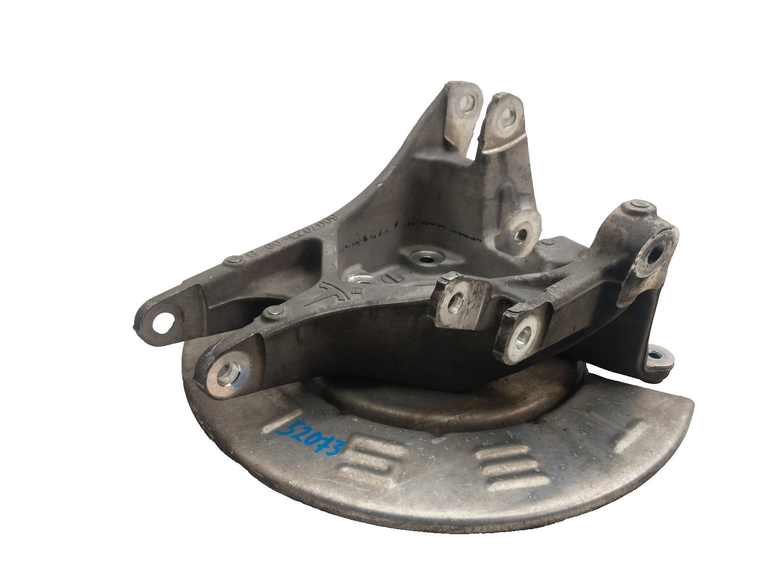 2012-2015 Tesla Model S Left Rear Spindle Knuckle with Dust Shield RWD 6007023-00-B