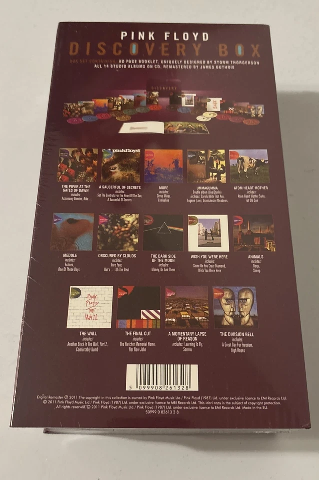 PINK FLOYD Discovery by Pink Floyd CD, Sep-2011 16 Discs (SEALED BOX SET) EMI - Image 2 of 4