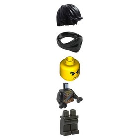 LEGO Ninjago Minifigure Cole - Rebooted and Hair 70720, 70723 Genuine