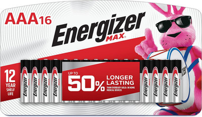 MAX AAA Batteries (16 Pack), Triple a Alkaline Batteries