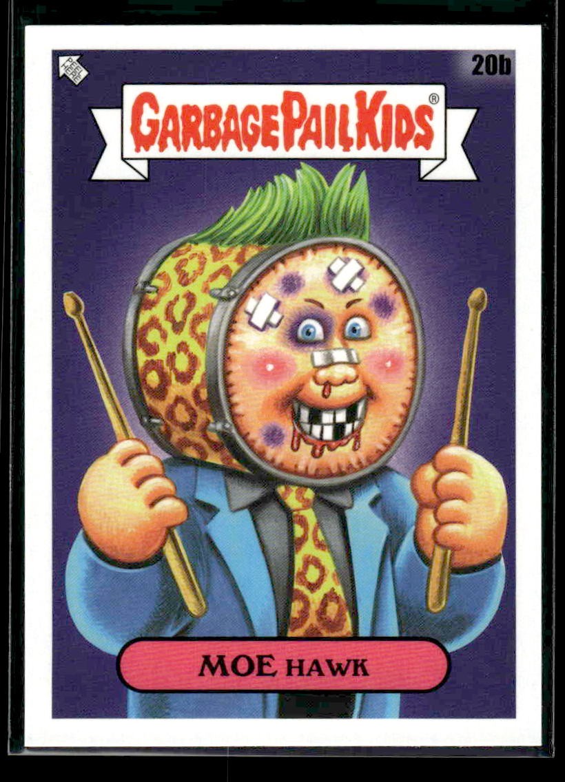2024 Topps Garbage Pail Kids: Battle of the Bands Green Day Moe Hawk #20b