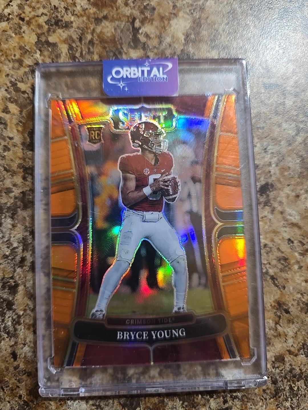2023 Panini Select Draft Picks - Concourse Bryce Young #1 Orange Prizm /49 (RC)