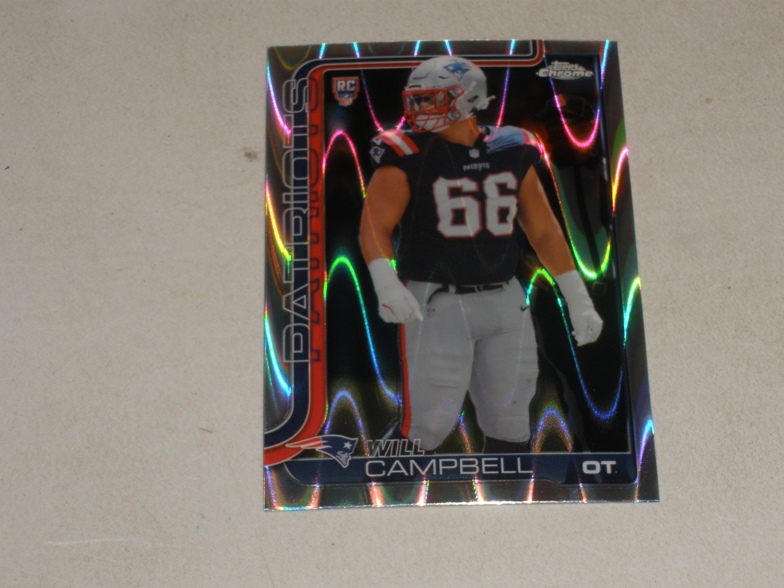 2025 Topps Chrome RayWave Refractor #379 Will Campbell Rookie RC