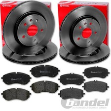 brembo BREMSSCHEIBEN + BELÄGE VORNE + HINTEN passend für VW AMAROK 2WD + 4WD