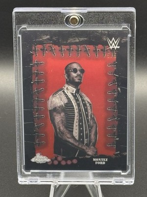 2025 Topps Chrome WWE Cactus Jack Montez Ford Famed Phantoms Red Refractor 5/5