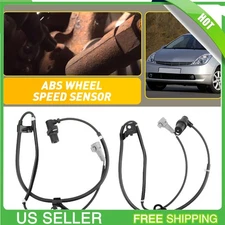 Pair Front LH & RH ABS Wheel Speed Sensor For 04-08 Toyota Prius Base/Touring
