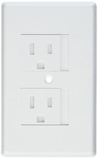 Mommys Helper 25-Pack Bulk Safe Plate Electrical Outlet Covers Standard, White