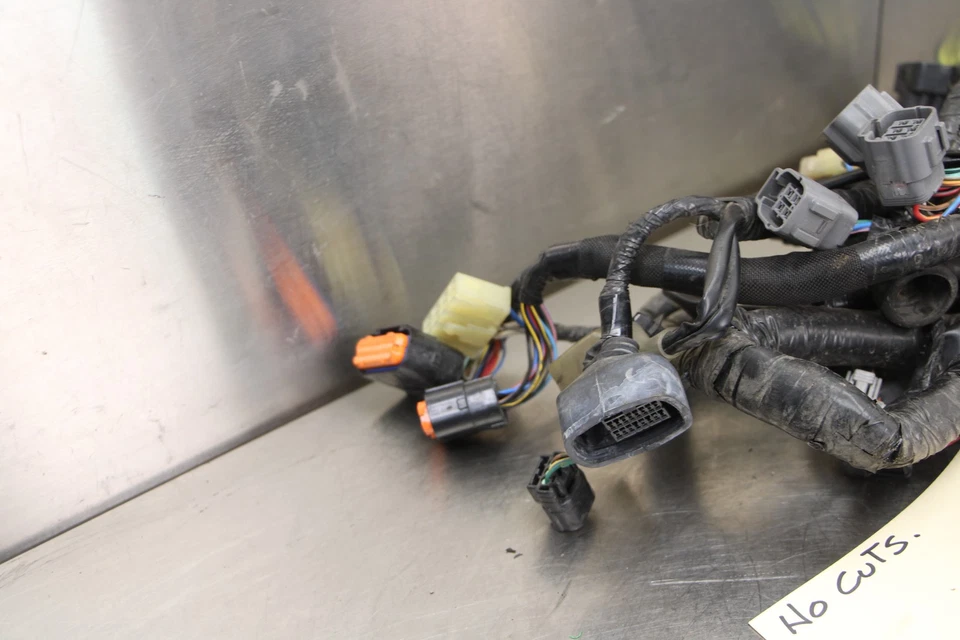 13-17 KAWASAKI NINJA 300 MAIN ENGINE WIRING HARNESS MOTOR WIRE LOOM No Cuts Foto 2 de 4