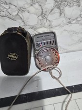 Weston Master V Vintage Light Exposure Meter With Leather Case