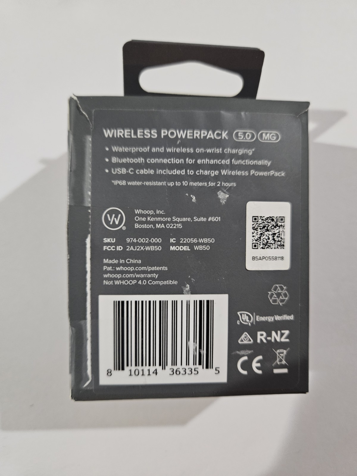 Whoop 5.0 Fitness Tracker Portable Battery Charger Pack Tested Genuine