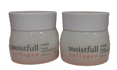Etude Moistfull Collagen Cream 2.53 oz 2 Pack Hydrating Face Moisturizer