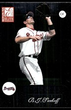 B.J. Surhoff 2001 Donruss Elite #137 Braves MLB READ FREE SHIPPING AutographDen