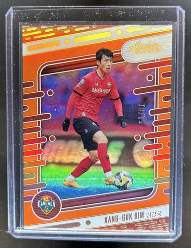 2025 Panini Absolute K League Kang-Guk Kim Spectrum Orange #/75 Gangwon