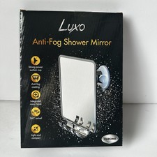 Luxo Shower Mirror, Shower Mirror fogless for Shaving with a Removable Razor ...