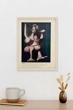 PABLO PICASSO, ORIGINAL SIGNED PRINT, INCLUDES COA & $3,500 APPRAISAL.