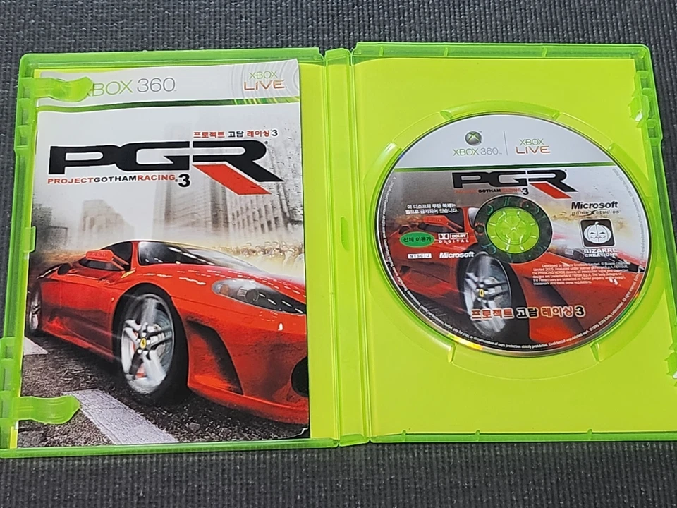 Microsoft XBOX360 PGR Project Gotham Racing 3 Retro Game Korean Version for MS - Image 4 of 4