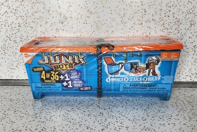 HEXBUG Junkbots Large Industrial Dumpster 4 Characters Factory Collection Sealed