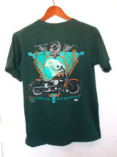 VTG Single Stitch Harley Davidson Graphic Pocket T-Shirt Size M Made in USA