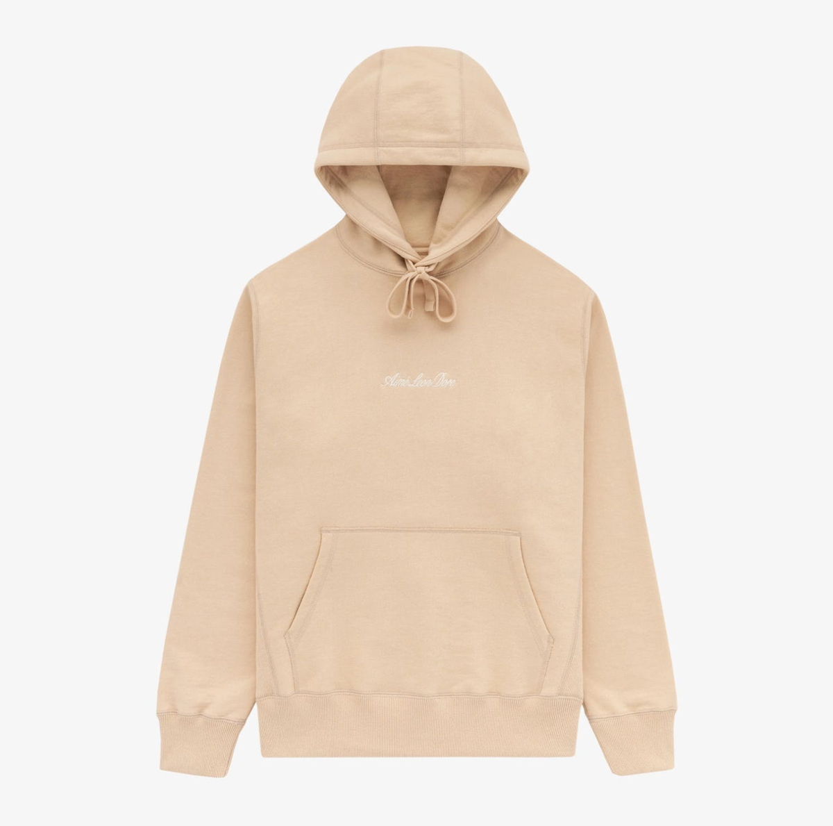 Aime Leon Dore Script Uniform Hoodie - Size XL - Sand - Brand New 