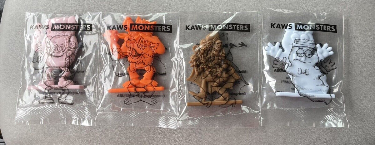 新品KAWS×General MillsMonster 4体セット ✓🔥General Mills 2022 KAWS Monsters Figures Set (All 4)-*IN HAND