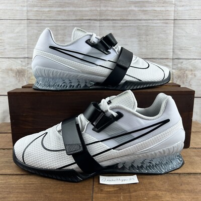 Nike Romaleos 4 White Black CD3463-101 Weightlifting Powerlifting Men Size 12.5