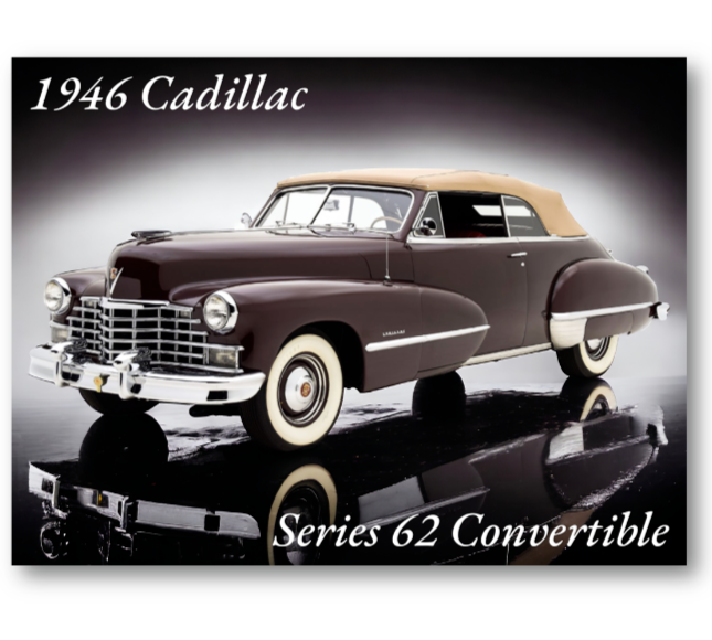 1946 Cadillac Series 62 Convertible Retro Refrigerator Locker Tool