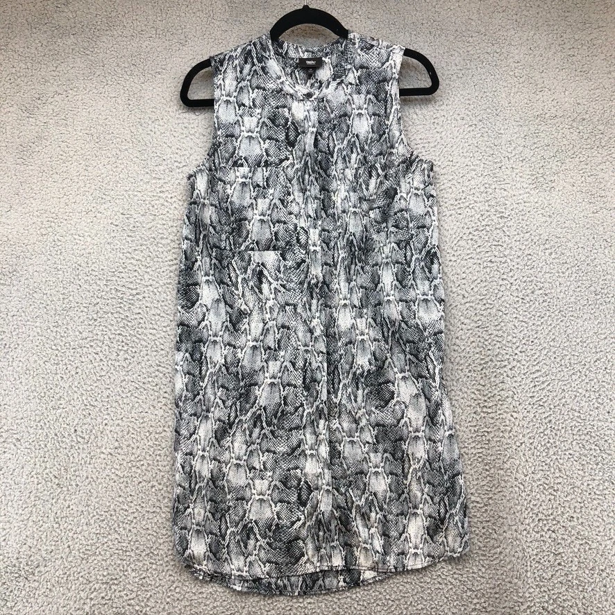 Gray snake print dress sale