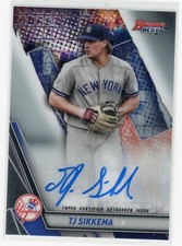 2019 Bowman Best TJ Sikkema Autograph !!!