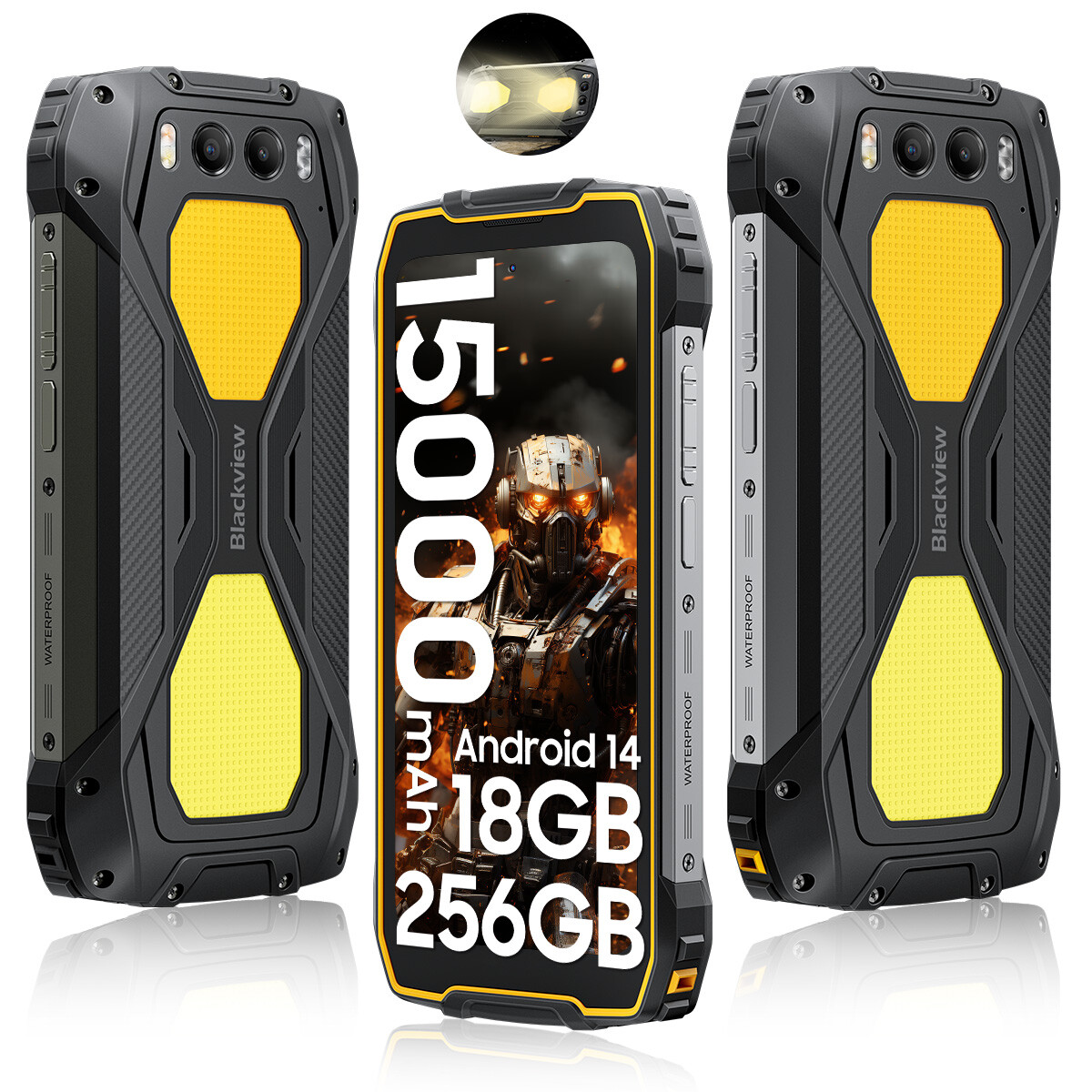 Blackview BV7300 他　売り切り価格 Blackview BV7300 Rugged Smartphone 15000mAh+45W 18GB+256GB Android