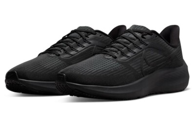 Nike Air Zoom Pegasus 39 Mens US 8-13 Triple Black Running Shoes Sneakers New 