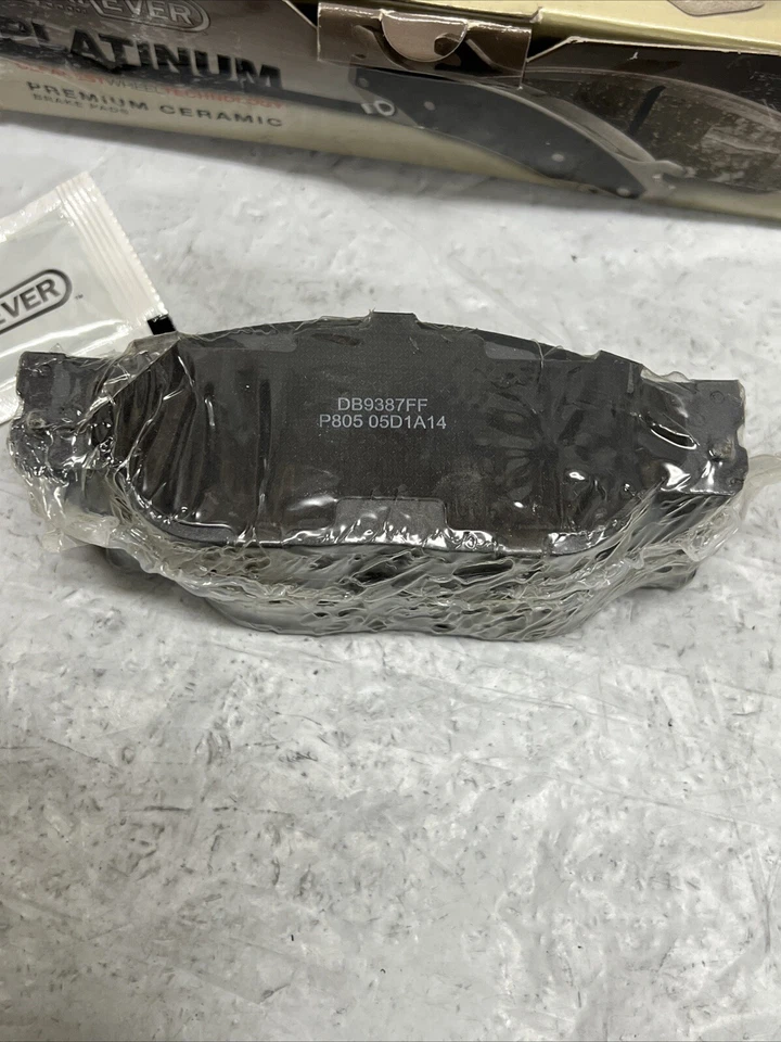 Juego de pastillas de freno de cerámica Premium Platinum PNAD805 para Lincoln Ford Jaguar tipo S Foto 4 de 4